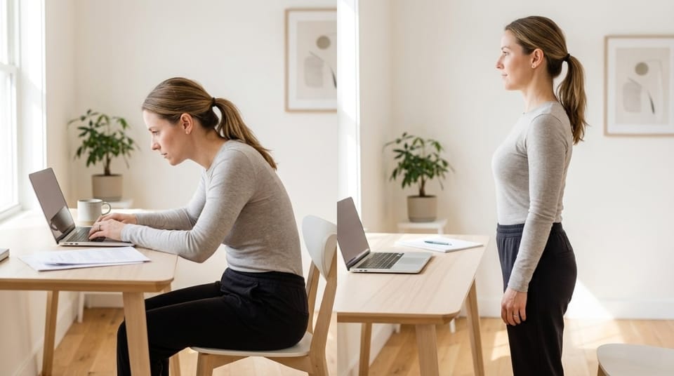 Forward Head Posture Exercises: How to Undo the Damage from Screens